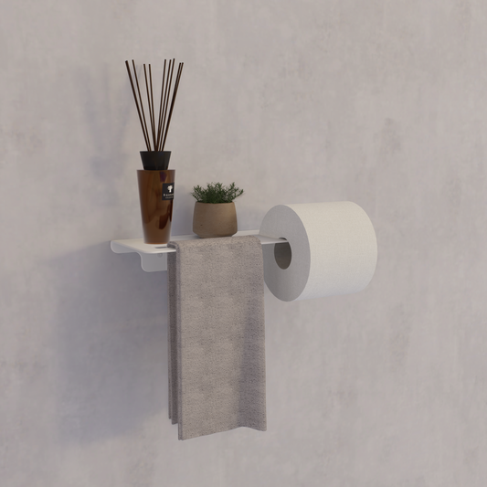 Qenia toiletrolhouder - links/rechts - 30 en 42 cm