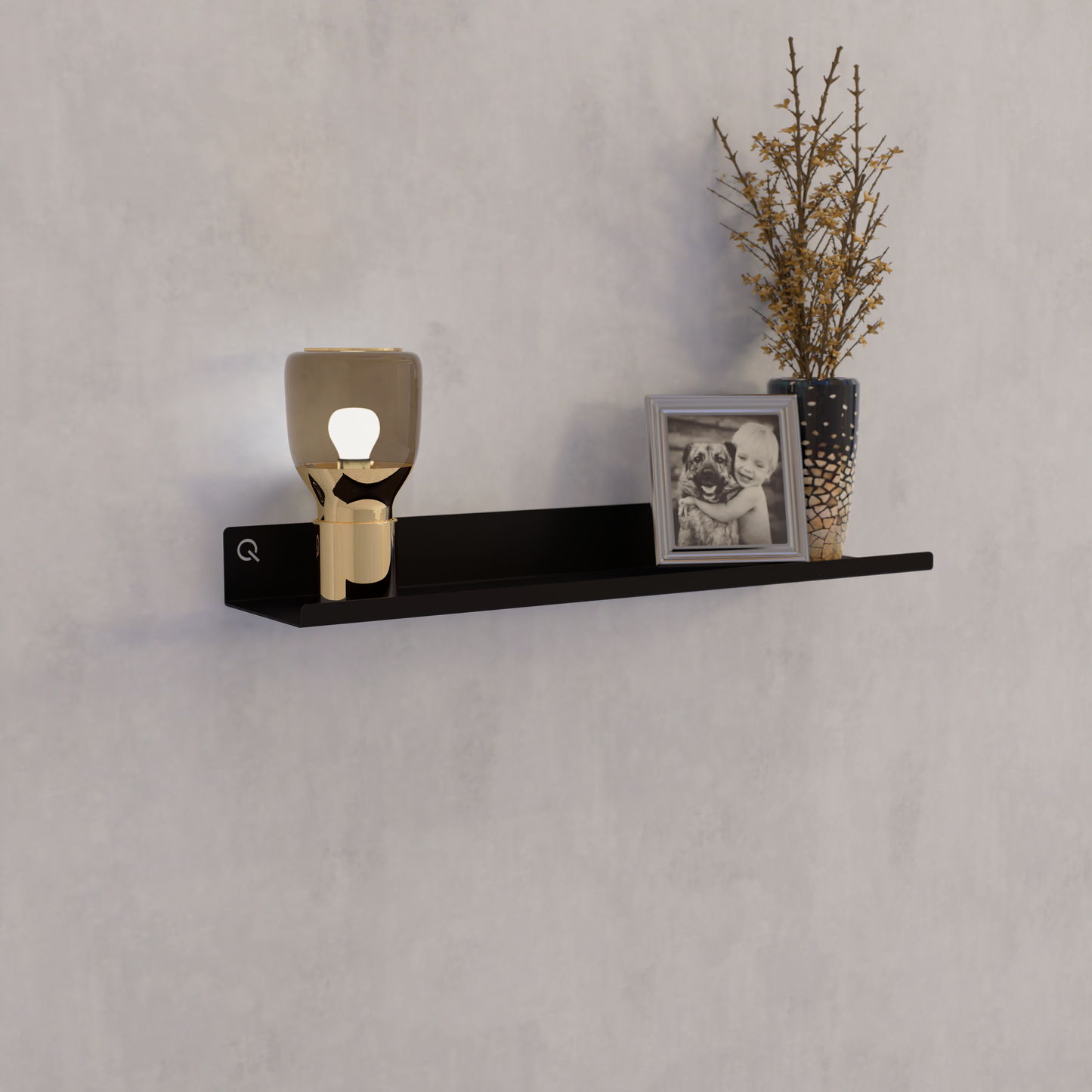 Qlavo wandtablet/ fotolijstplank - 38, 58 en 98 cm