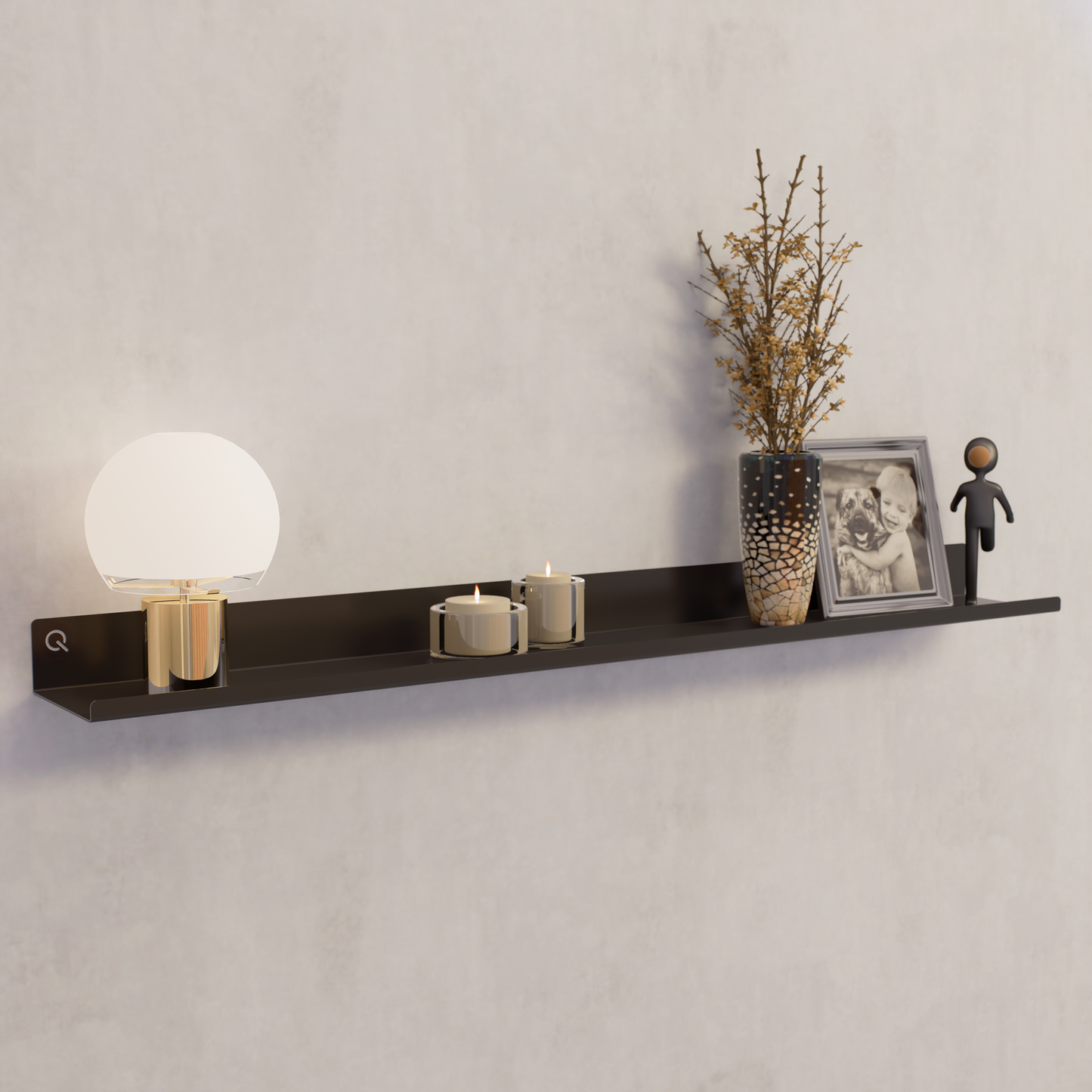 Qlavo wandtablet/ fotolijstplank - 38, 58 en 98 cm