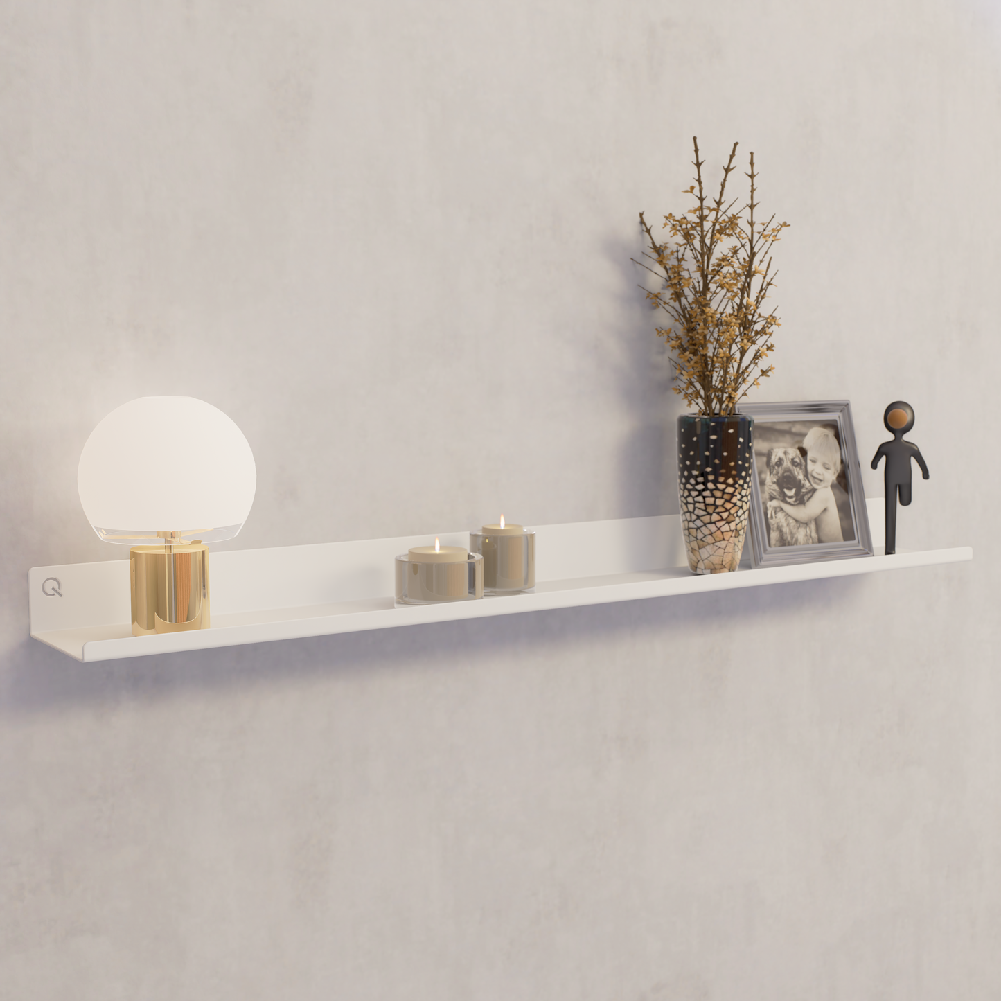 Qlavo wandtablet/ fotolijstplank - 38, 58 en 98 cm