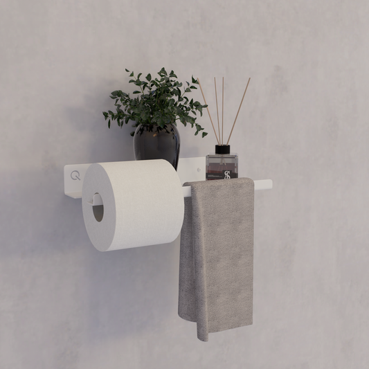 Qumi toiletrolhouder links/rechts