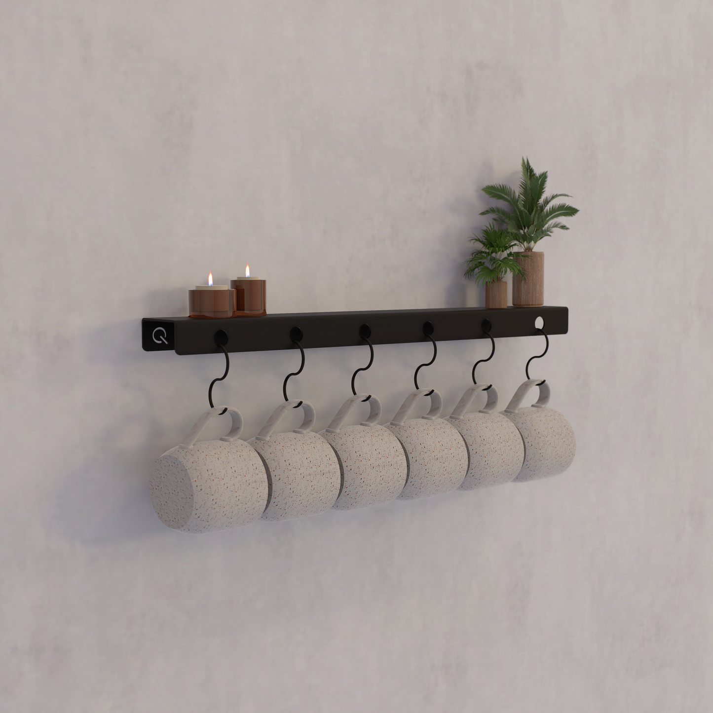 Quna houder voor mokken en keukengerij