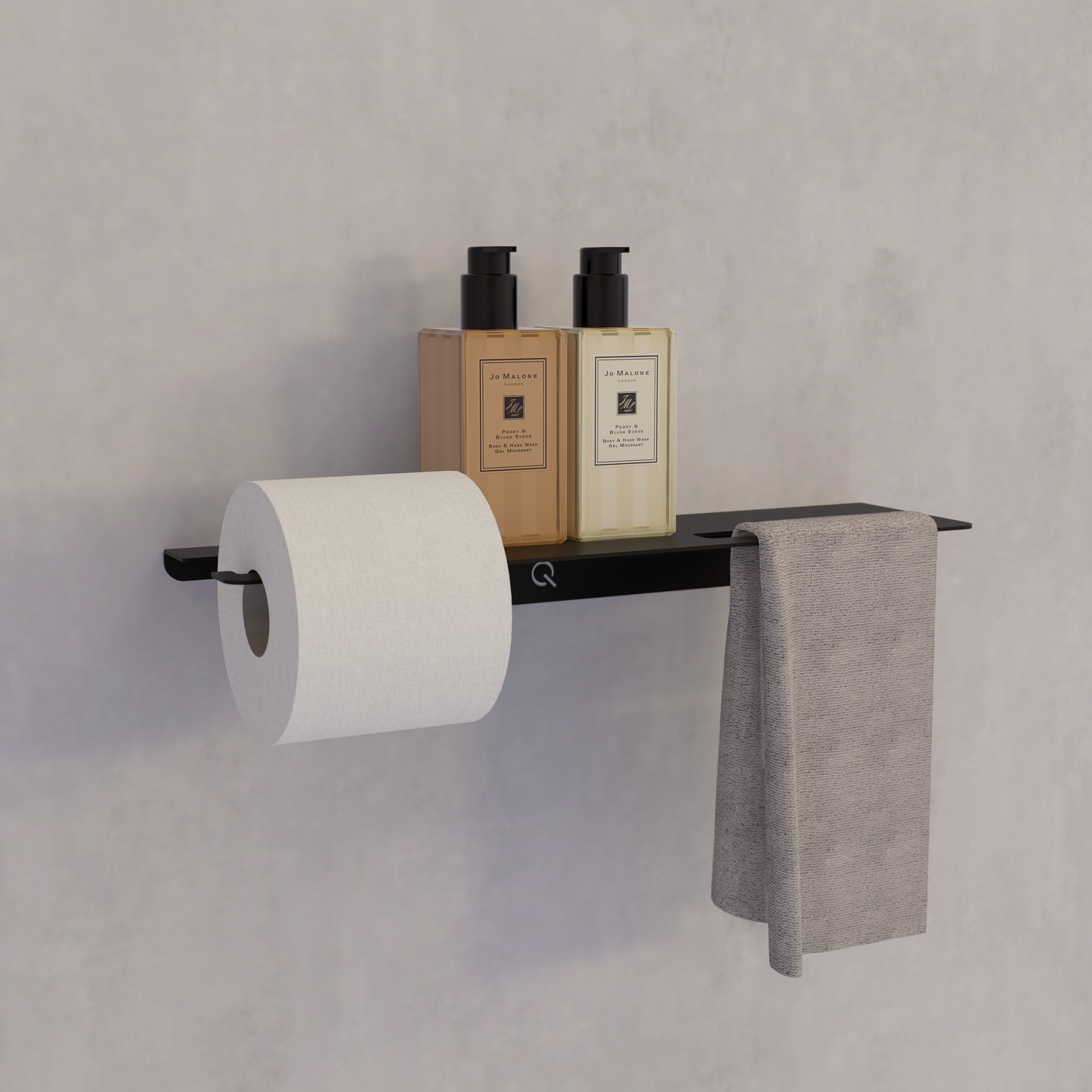 Qenia toiletrolhouder - links/rechts - 30 en 42 cm